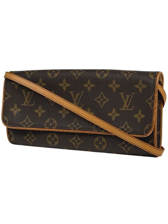 Louis Vuitton Handbags - Louis Vuitton Pochette Twin GM Clutch 2-Way Shoulder Bag Monogram Brown